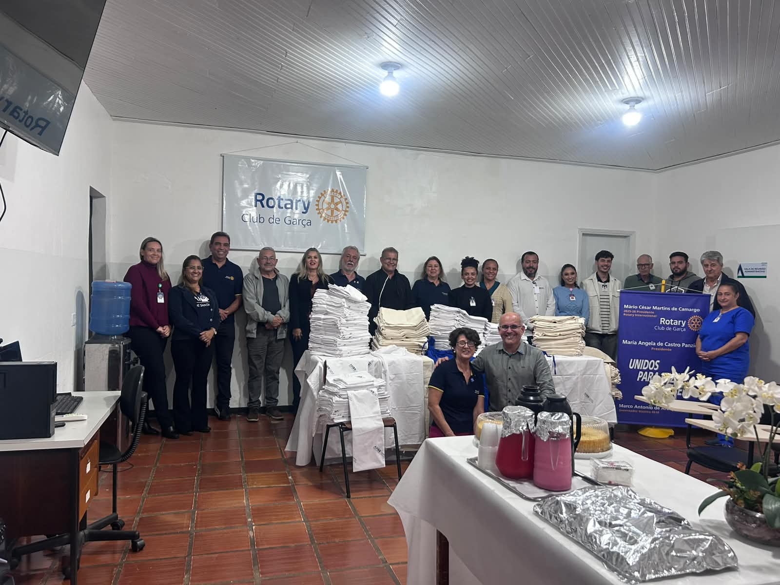 Rotary Club de Garça realiza doação de enxoval ao Hospital São Lucas